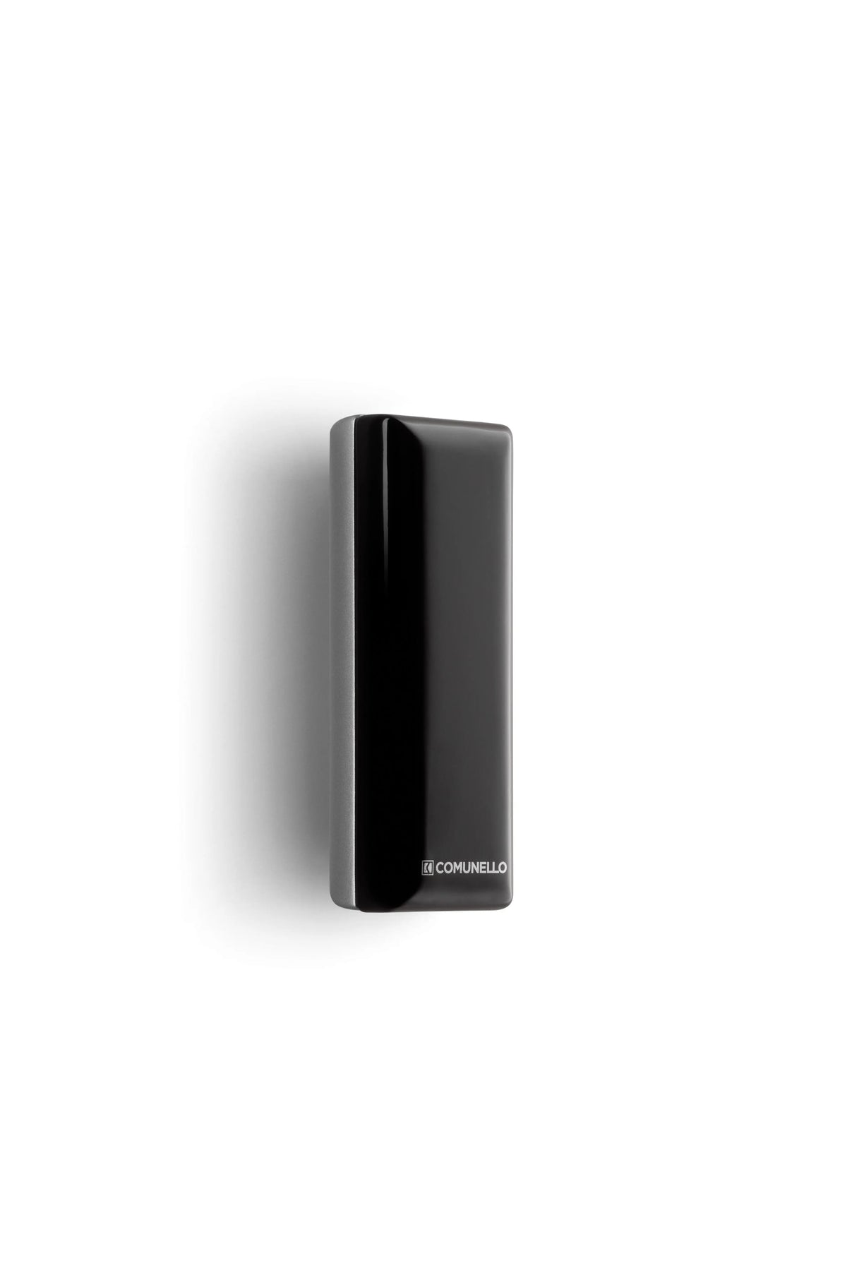 Gate safety photocell, Comunello DART SLIM Gate Safety Photocells, in a slim black glossy plastic casing with rounded edges.