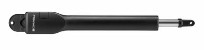 Comunello RAM 300 Swing Gate Motor, black metal linear actuator with a silver telescopic rod and mounting brackets.