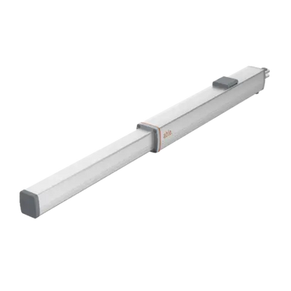 Able HY-Series Hydraulic Swing Gate Operators in silver metal with a long rectangular arm and mounting brackets