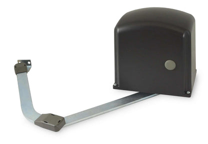 Proteco ADVANTAGE Articulated Swing Gate Operator with a black motor housing and silver articulated metal arm.