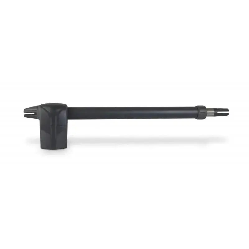 Black swing gate automation arm for Italian-made gate systems in Qatar